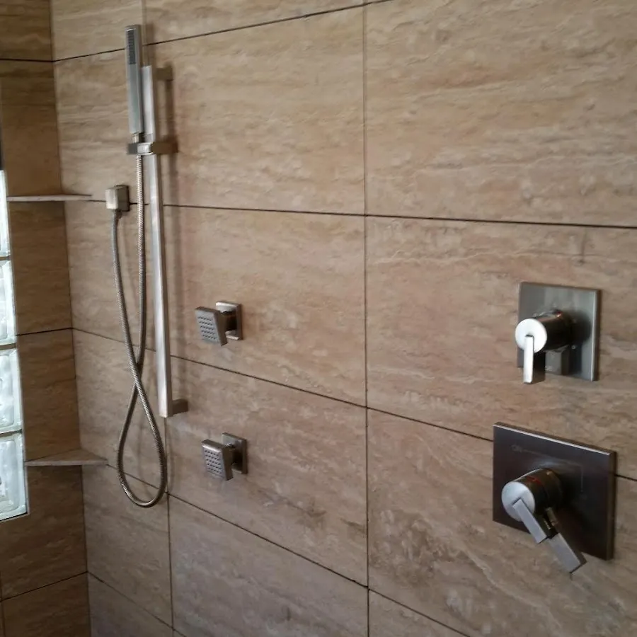 Shower fixture installation for Water Heater Replacement in Damascus